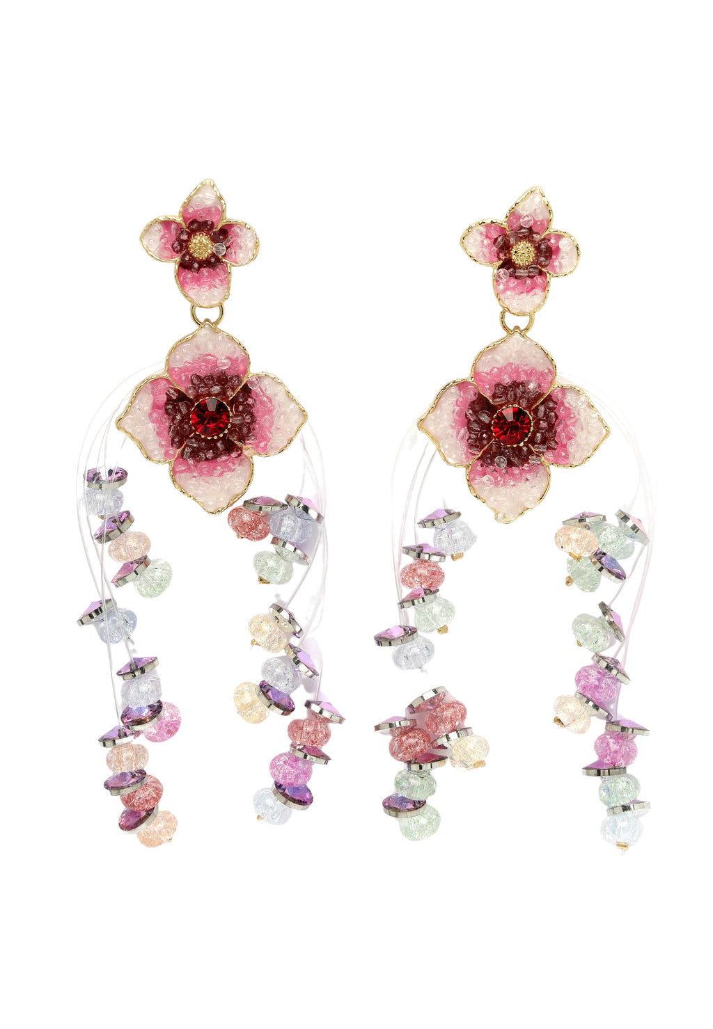Doppeltes Boho-Blumen-Hängetuch