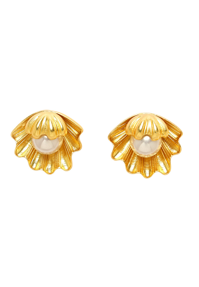Boucles d'oreilles en perles de coquillage