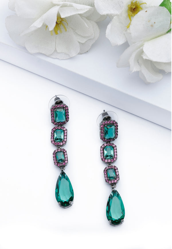Geometric Drop Earrings