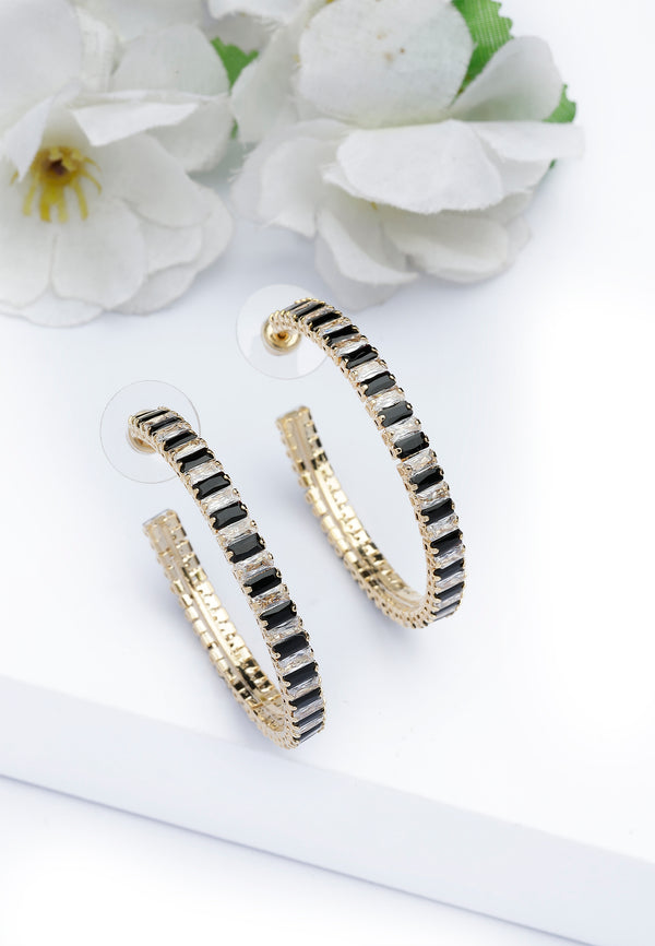 Gold colored Hoops