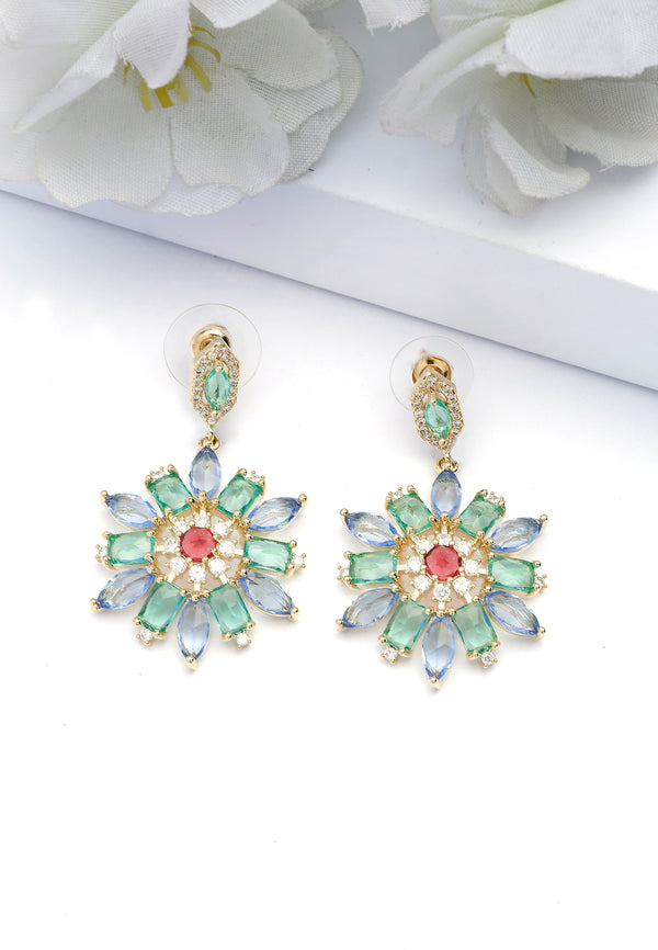 Pendientes de gota florales
