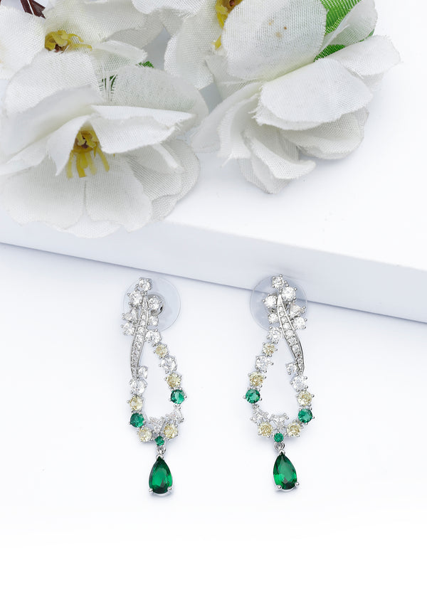 Pendientes de gota multicolores y caprichosos