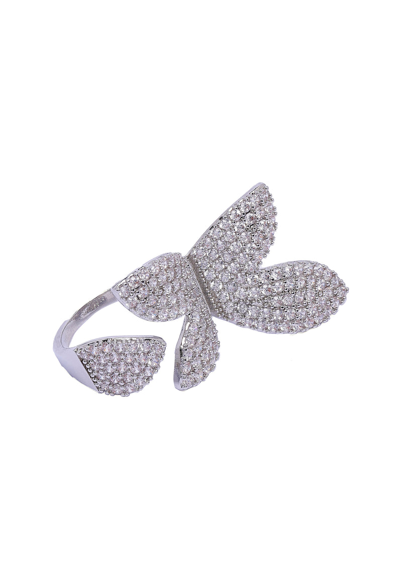 Silver Butterfly Ring