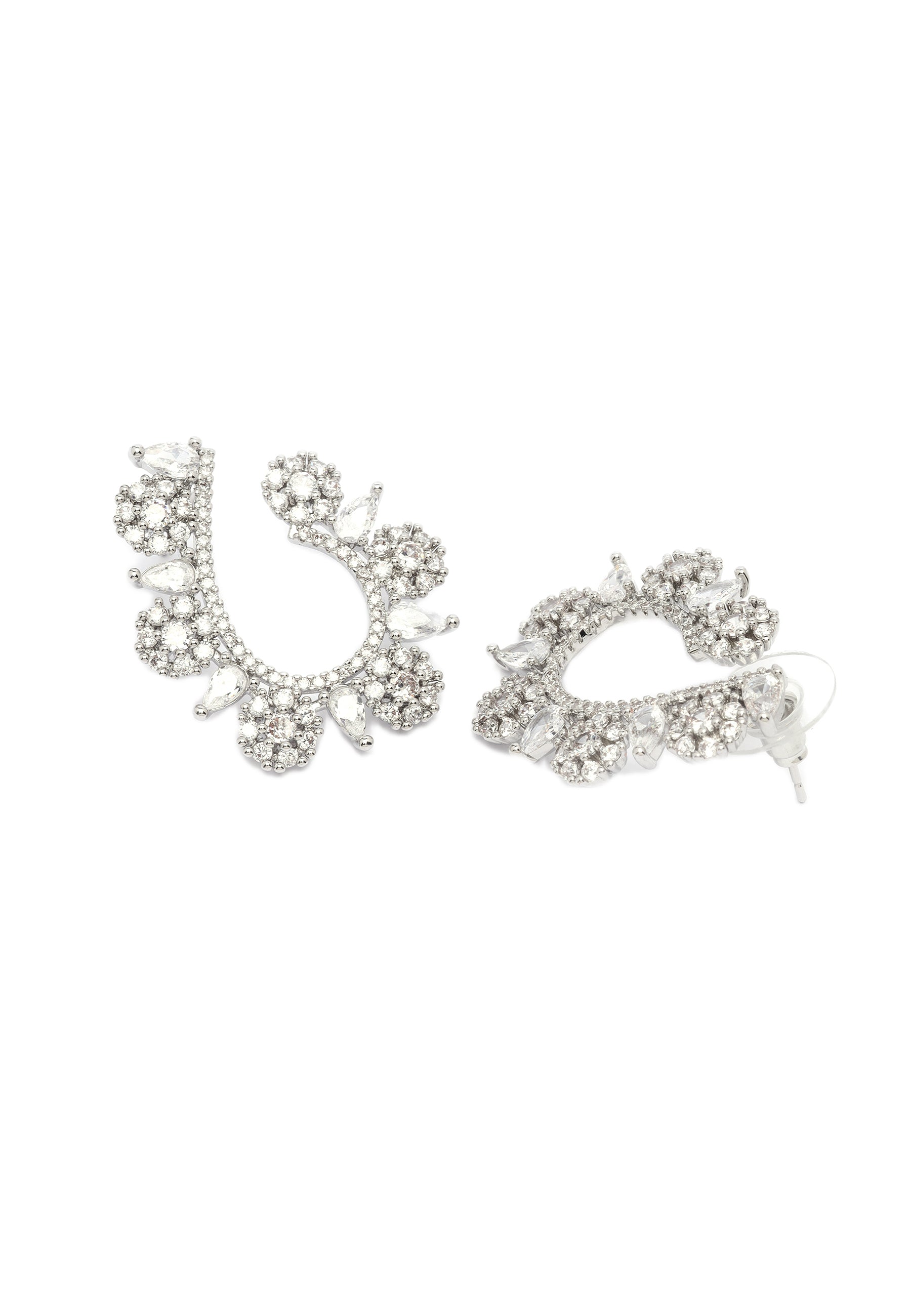 Dainty Floral Earrings and Necklace Set